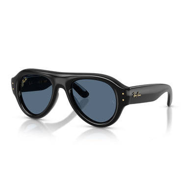 Ray-Ban Occhiali da Sole RB4925 601/80 Aviator Puffer X ASAP Rocky Nero/Blu Scuro Unisex 1
