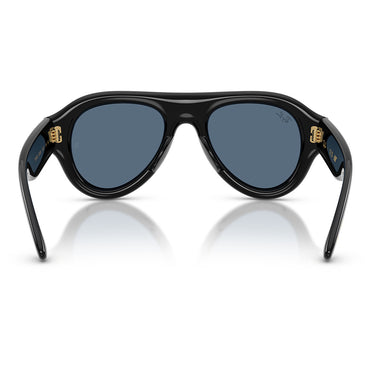 Ray-Ban Occhiali da Sole RB4925 601/80 Aviator Puffer X ASAP Rocky Nero/Blu Scuro Unisex 3