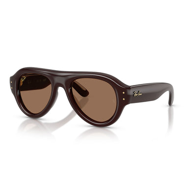 Ray-Ban Occhiali da Sole RB4925 689673 Aviator Puffer X ASAP Rocky Marrone Scuro/Marrone Scuro Unisex 1