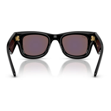 Ray-Ban Occhiali da Sole RB4940 601 8N Wayfarer Puffer X ASAP Rocky Nero Verde Specchiato 632 Unisex 4
