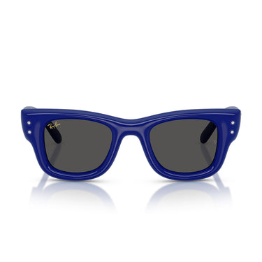 Ray-Ban Lunettes de Soleil RB4940B 686087 Wayfarer Puffer X ASAP Rocky Bleu Avec Strass Ultra Noir Unisexe