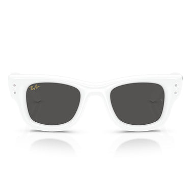 Ray-Ban Sunglasses RB4940B 686387 Wayfarer Puffer X ASAP Rocky White With Rhinestones/Ultra Black Unisex