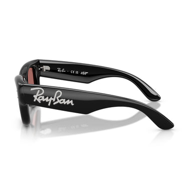 Ray-Ban Occhiali da Sole RB4940B 686485 Wayfarer Puffer X ASAP Rocky Nero Violetto Scuro Unisex 3