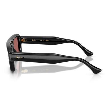 Ray-Ban Occhiali da Sole RB4954 601/69 Flacko Puffer X ASAP Rocky Nero/Violetto Scuro Unisex 2