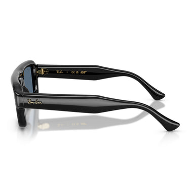 Ray-Ban Occhiali da Sole RB4954 601/80 Flacko Puffer X ASAP Rocky Nero/Blu Scuro Unisex 2