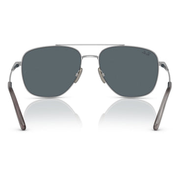 Ray-Ban Occhiali da Sole RB8097 9209R5 William Titanium Argento/Blu Unisex 3