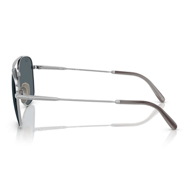 Ray-Ban Occhiali da Sole RB8097 9209R5 William Titanium Argento/Blu Unisex 2