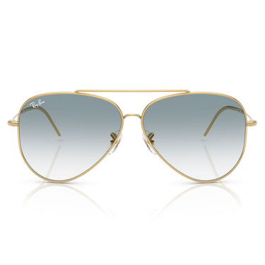 Ray-Ban Sunglasses RBR0101S 001/79 Aviator Reverse Gold Arista/Blue Gradient Transparent Unisex