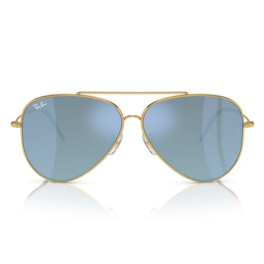 Ray-Ban Lunettes de Soleil RBR0101S 92023A Aviator Reverse Or/Bleu Unisexe