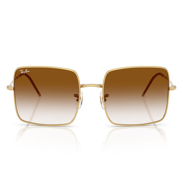 Ray-Ban Sunglasses RBR0104S 001/CB Square Reverse Gold Arista/Brown Gradient Transparent Women