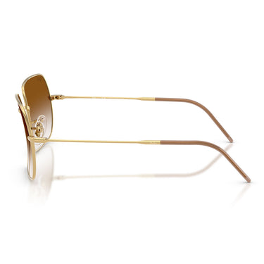 Ray-Ban Sunglasses RBR0104S 001/CB Square Reverse Gold Arista/Brown Gradient Transparent Women 2