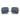 Ray-Ban Sunglasses RBR0104S 92023A Square Reverse Rose Gold/Dark Blue Women 5