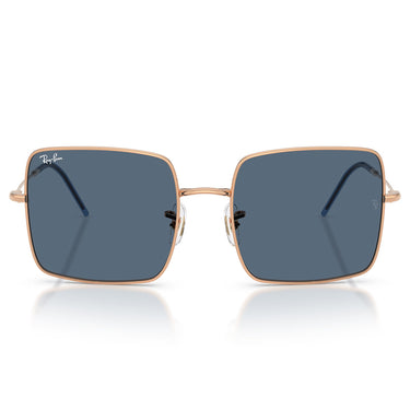 Ray-Ban Sunglasses RBR0104S 92023A Square Reverse Rose Gold/Dark Blue Women