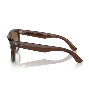 Ray-Ban Occhiali da Sole RBR0502S 6709CB Wayfarer Reverse Marrone/Marrone Chiaro Unisex 3