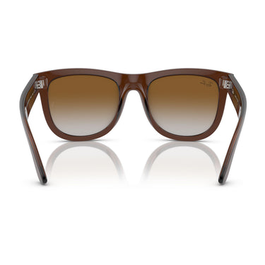Ray-Ban Occhiali da Sole RBR0502S 6709CB Wayfarer Reverse Marrone/Marrone Chiaro Unisex 4