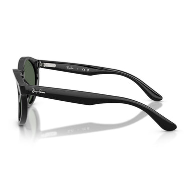 Ray-Ban Occhiali da Sole RBR0505S 6677VR Nero/Verde Scuro Unisex 2