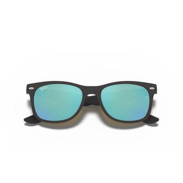 Ray-Ban Gafas de Sol RJ9052S 100S55 Wayfarer Kids Negro-Azul Espejado Niños 5