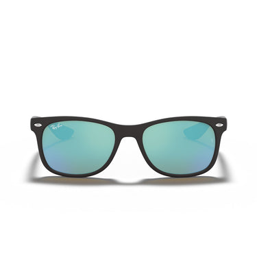 Ray-Ban Sonnenbrille RJ9052S 100S55 Wayfarer Kids Schwarz-Blau Verspiegelt Kinder