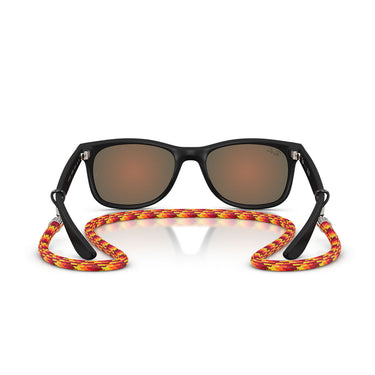 Ray-Ban Gafas de Sol RJ9052S 70286Q Wayfarer Kids Negro/Marrón Espejado Niños