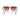 Ray-Ban Occhiali da Sole RJ9069S 7225S0 Junior Justin Rosso Trasparente Marrone Specchiato Bambini 4
