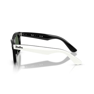 Ray-Ban Occhiali da Sole RJ9140S 721171 Bianco Nero Verde Scuro Bambini 3