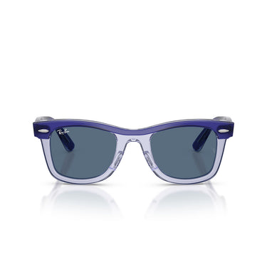 Ray-Ban Occhiali da Sole RJ9140S 721280 Blu Trasparente Blu Scuro Bambini