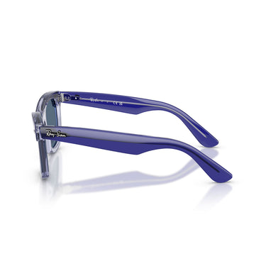 Ray-Ban Occhiali da Sole RJ9140S 721280 Blu Trasparente Blu Scuro Bambini 3