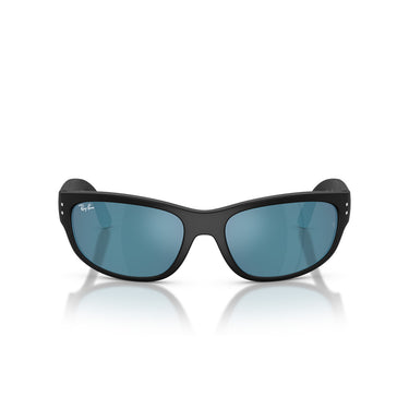 Ray-Ban Sunglasses RJ9189S 100S55 Mini Balorama Matte Black Blue Mirrored Children