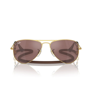 Ray-Ban Sunglasses RJ9506S 223/6G Junior Aviator Gold/Brown Children