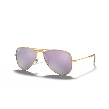 Ray-Ban Sonnenbrille RJ9506S 249/4V Junior Aviator Gold/Lila Kinder