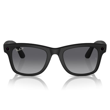 Ray-Ban Occhiali da Sole RW4008 601ST3 Meta Wayfarer Nero-Grigio Chiaro Unisex