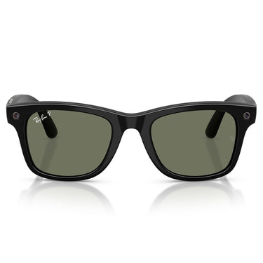 Ray-Ban Occhiali da Sole RW4011 601/9A Meta Wayfarer Gen 3 Nero Lucido/Verde Unisex Polarizzati