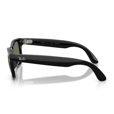 Ray-Ban Occhiali da Sole RW4011 601/9A Meta Wayfarer Gen 3 Nero Lucido/Verde Unisex Polarizzati