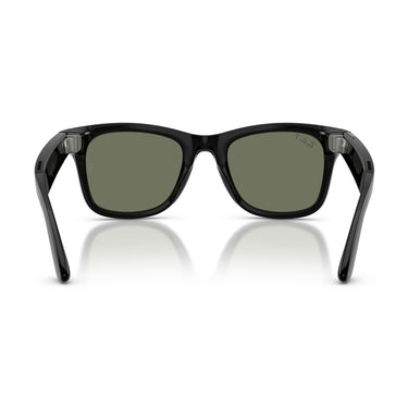 Ray-Ban Occhiali da Sole RW4011 601/9A Meta Wayfarer Gen 3 Nero Lucido/Verde Unisex Polarizzati