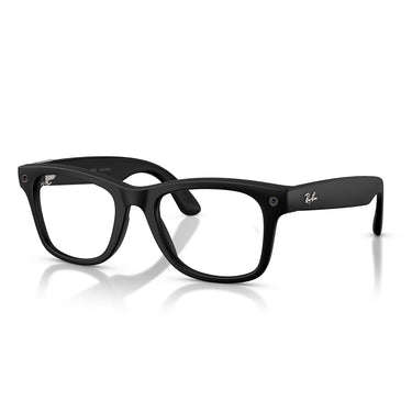 Ray-Ban Occhiali da Sole RW4011 601S1M Meta Wayfarer Gen 3 Nero Opaco/Trasparente Verde Unisex Fotocromatici