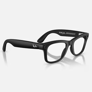 Ray-Ban Prescription Glasses RW4012 601SSB Meta Wayfarer (Gen 2) Black/Transparent Unisex 6