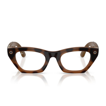 Ray-Ban Occhiali da Vista RW4015V 8528 Meta Zena Marrone Trasparente Unisex