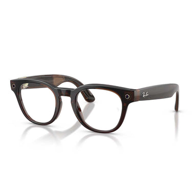 Ray-Ban Occhiali da Vista RW7002 8532 Meta Scriber Optics Terra D'Ombra Trasparente/Trasparente Unisex 1