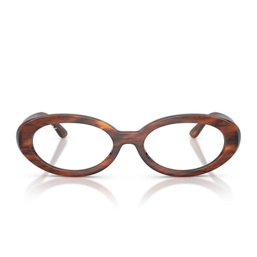 Ray-Ban Occhiali da Vista RX2223V 2144 Striato Marrone/Trasparente Donna