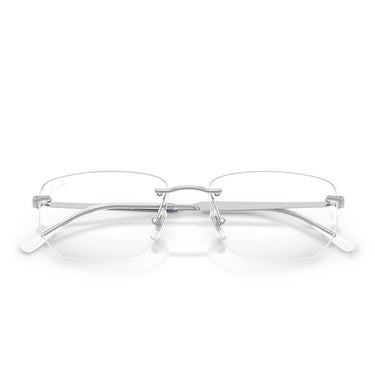 Ray-Ban Occhiali da Vista RX3768V 2501 Argento/Trasparente Unisex 5