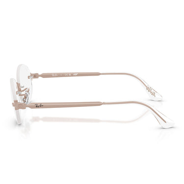 Ray-Ban Occhiali da Vista RX3929V 3207 x ASAP Rocky Rosa Chiaro/Trasparente Unisex 2