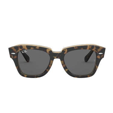 Ray-Ban Sunglasses RB2186 1292B1 State Street Havana/Dark Grey Unisex