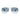 Ray-Ban Sonnenbrille RB3025 003/3F Aviator Verlauf Silber/Blau Unisex