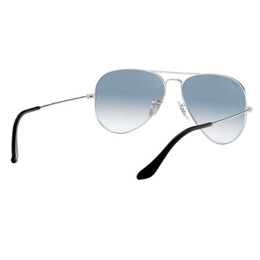 Ray-Ban Sonnenbrille RB3025 003/3F Aviator Gradient Silber/Blau Unisex 6