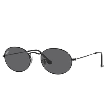 Ray-Ban Gafas de Sol RB3547 002/B1 Oval Negro/Gris Oscuro Unisex 2
