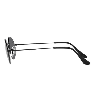 Ray-Ban Gafas de Sol RB3547 002/B1 Oval Negro/Gris Oscuro Unisex3