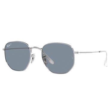 Ray-Ban Sunglasses RB3548N 003/02 Hexagonal Gray/Blue Unisex Polarized 2