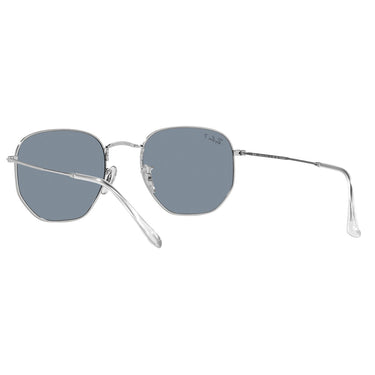 Ray-Ban Sunglasses RB3548N 003/02 Hexagonal Gray/Blue Unisex Polarized 4