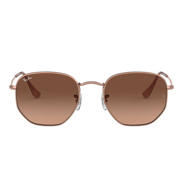 Ray-Ban Okulary Przeciwsłoneczne RB3548N 9069A5 Sześciokątne Brązowy/Brązowy Gradient Unisex