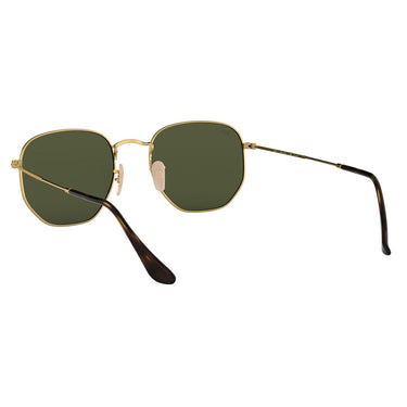 Ray-Ban Sunglasses RB3548N 9069A5 Hexagonal Gold/Green G-15 Unisex 4